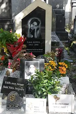 Memorial to Edith Lefel