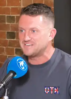 Tommy Robinson on the "Anything Goes With James English" Podcast in 2025