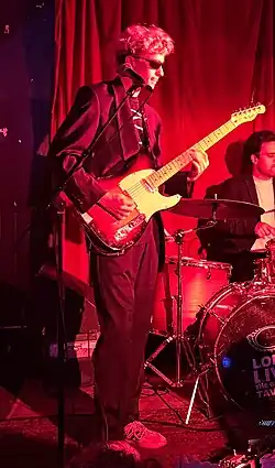 Villiers performing in London, 2024