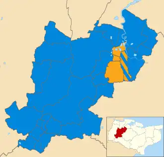 2007 results map