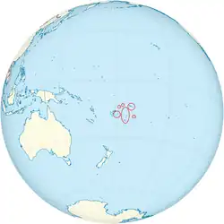 Map of the Tu'i Tonga Empire in the 12th century