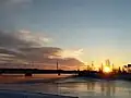 Picture of Tornionjoki river in the winter