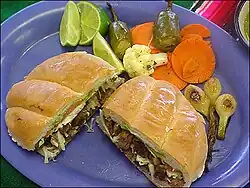 Typical Mexican Torta