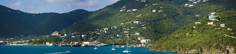Panoramic View of the Harbour at Road Town