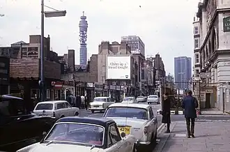 Post Office Tower in 1970