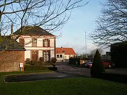 The town hall in Canehan