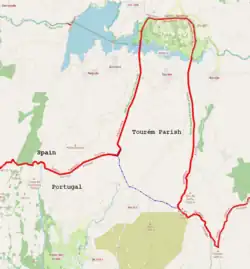 Location of Tourém