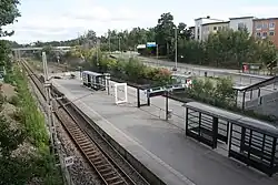 Aerial view of the platform