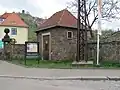 Block station Hoflößnitz, in the background the Bismarck Tower