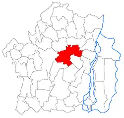 Location in Brăila County
