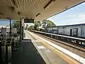 Southbound view from Platform 2, October 2021