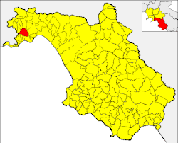 Tramonti within the Province of Salerno