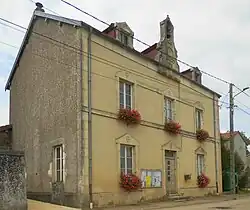 The town hall in Tranqueville-Graux