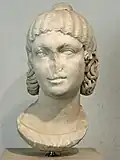 Statua di Tranquillina, trovata da un contadino presso la località detta Grotta dei frati a nord dell'attuale centro storico di Poggio Sommavilla