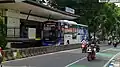 A unit of Zhongtong electric bus fleet of Corridor 2 arriving at Kwitang