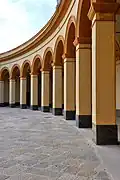 Semi-elliptical pavilion