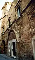 Entrance portal of Palazzo della Giudecca