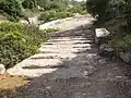Old Roman road, adjacent to regional hwy 375 in Israel