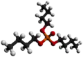 Ball and stick model of Tributyl phosphate