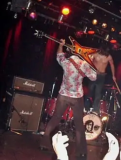 Tricky Woo performing live in 2005
