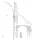 Triforium of Saint-Germer, drawn by Viollet-le-Duc