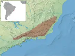 Map of range