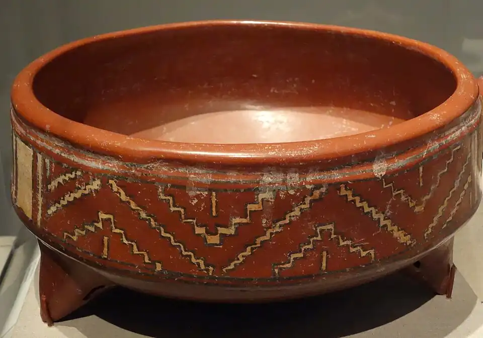 Tripod bowl, Mexico, Chupicuaro, 300 BC to 1 AD