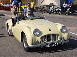 Triumph TR3 with narrow grille