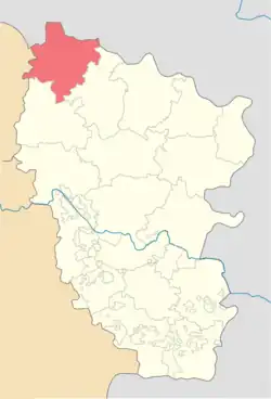 Location of Troitske Raion