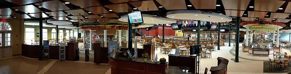 View inside the Trojan Dining Hall