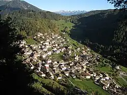 General view of the village