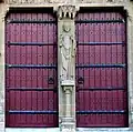 Trumeau of the main portal of Saint Martin's Church, Arlon