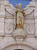 Detail of the façade