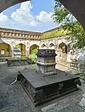 Tulasi Vrindavana in premises of Siddheshwar temple