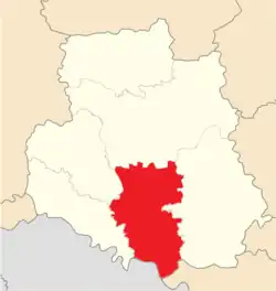 Location of Tulchyn Raion