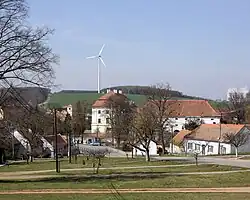 Centre of Tulešice