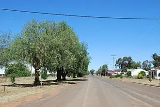 Cargelligo Street in Tullibigeal
