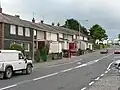 A view of Primrose Crescent, near its junction with Pullar Terrace