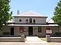 Tumut Court House was completed in 1878 and the Stables in 1879
