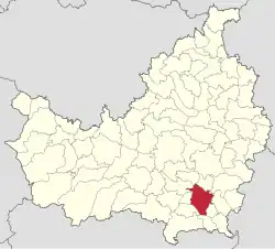 Location in Cluj County