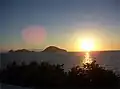 Golden sunset taken in Turgutreis, Turkey