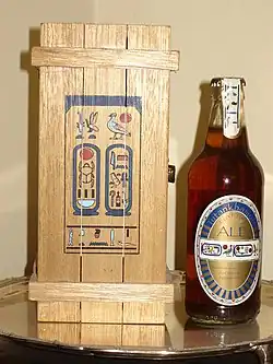 Image 12A replica of ancient Egyptian beer, brewed from emmer wheat by the Courage brewery in 1996 (from History of beer)