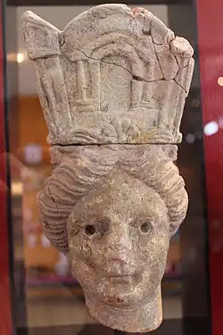 The Tutela of Vieux-la-Romaine, symbol of the city according to archaeologists, found during excavations of the villa with the large peristyle