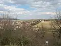 View of Tvarožná from Santon