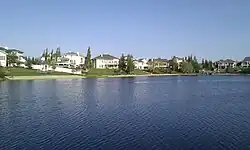 Artificial lake in Twin Brooks
