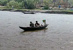 Ichamati river at Debhata upazila