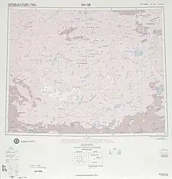 Map including Gêrzê (labeled as Kai-tse) (DMA, 1975)