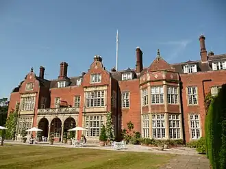 Tylney Hall, Rotherwick, Hook, Hart, Hampshire, built in 1879