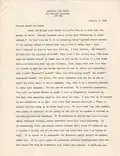 Letter from January 5, 1952, to family