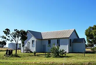 Hall in the showgrounds at Tyrendarra